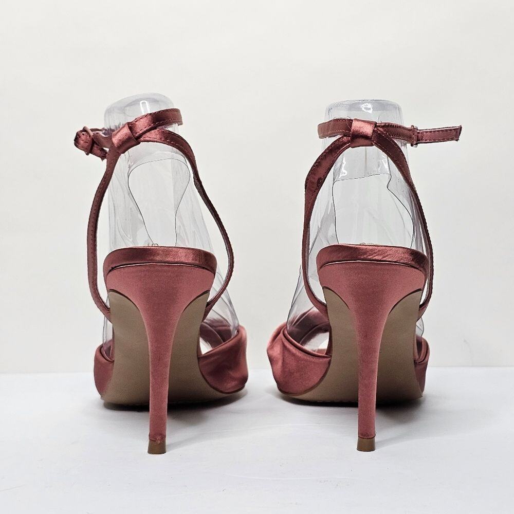 NWOT Steve by Steve Madden Satin Naira Heels - Picture 4 of 15